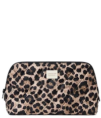 Loeffler Randall Frances Leopard Cosmetic Pouch Travel Accessories