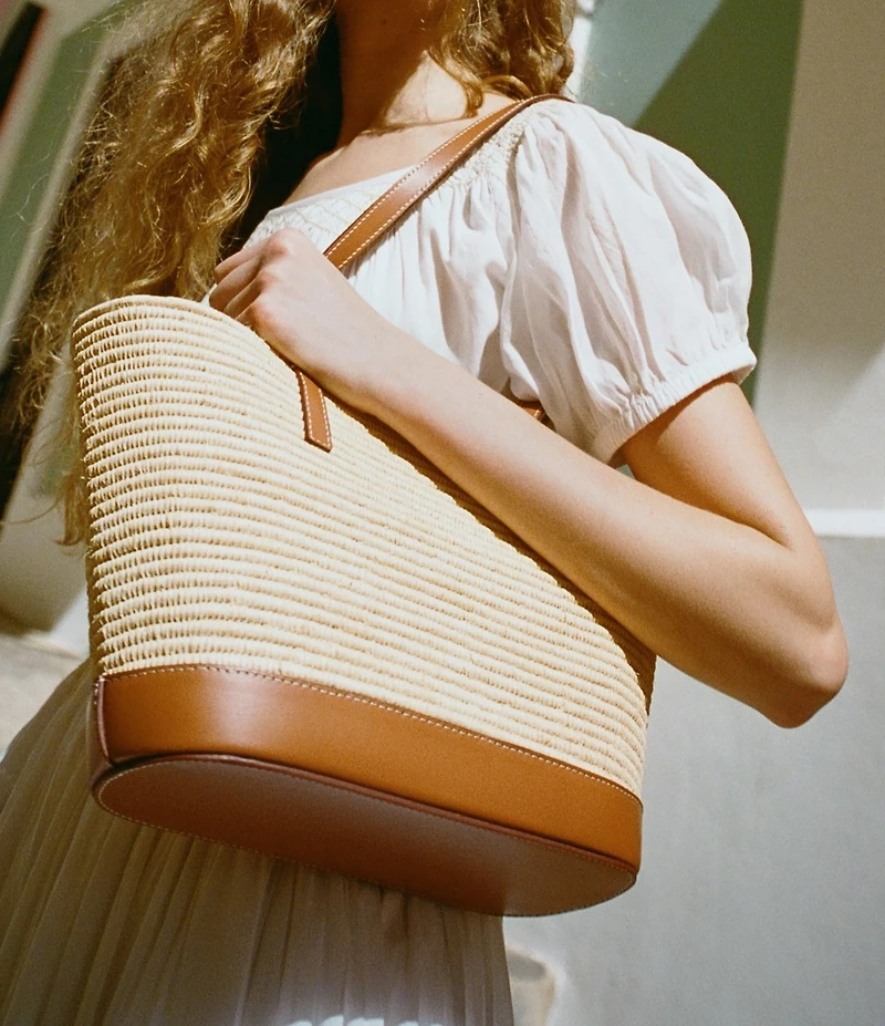 Loeffler Randall Granger Straw Tote Bag