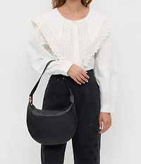 Loeffler Randall Harlow Black Leather Shoulder Bag