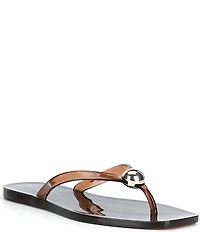 Loeffler Randall Jovie Jelly Thong Flip Flops