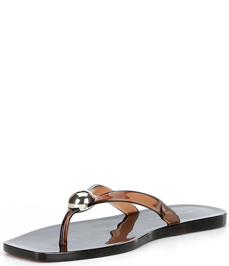 Loeffler Randall Jovie Jelly Thong Flip Flops