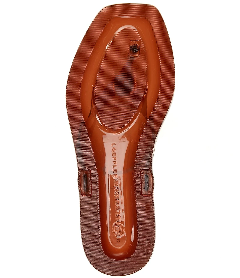 Loeffler Randall Jovie Jelly Thong Flip Flops