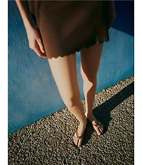Loeffler Randall Jovie Jelly Thong Flip Flops