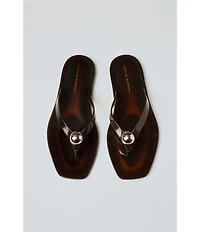 Loeffler Randall Jovie Jelly Thong Flip Flops