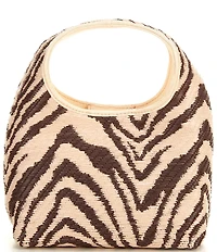 Loeffler Randall Kenzie Zebra Mini Top Handle Bag