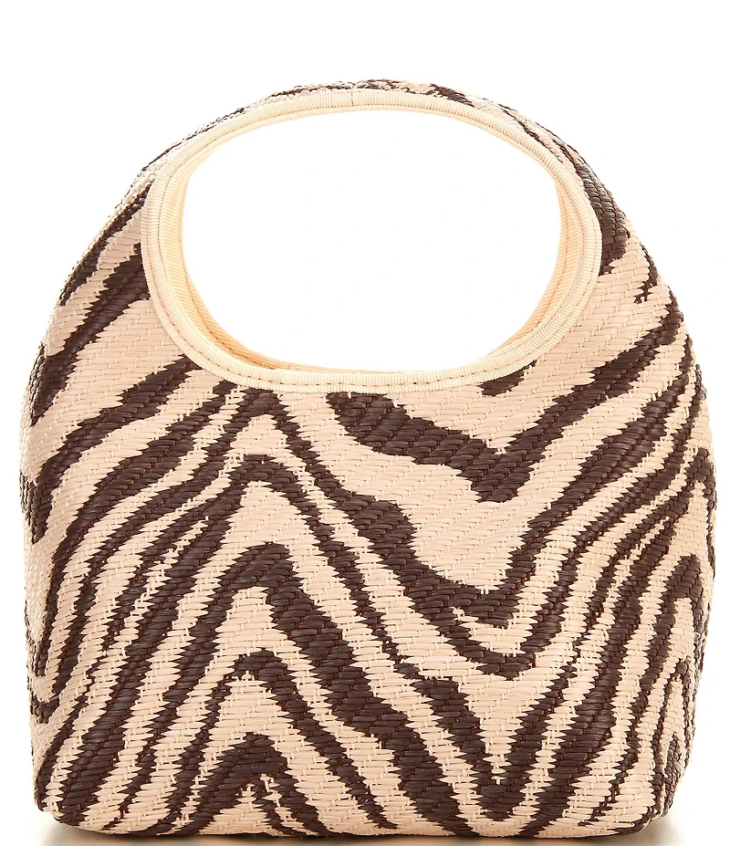 Loeffler Randall Kenzie Zebra Mini Top Handle Bag