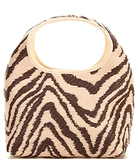 Loeffler Randall Kenzie Zebra Mini Top Handle Bag