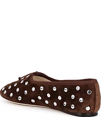 Loeffler Randall Landon Studded Bow Ballet Flats