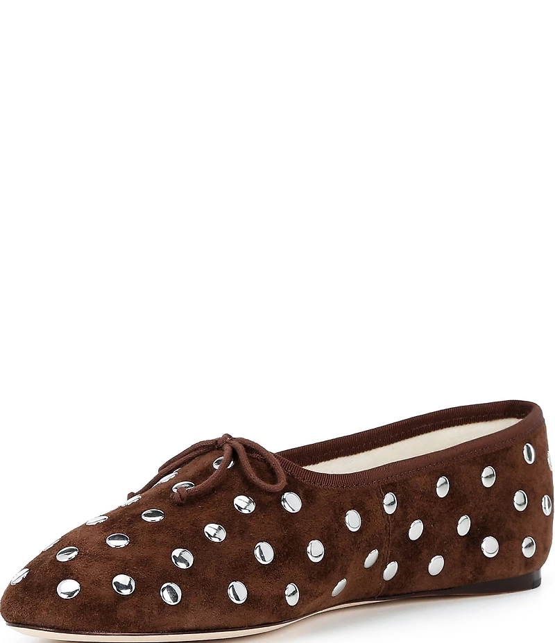Loeffler Randall Landon Studded Bow Ballet Flats