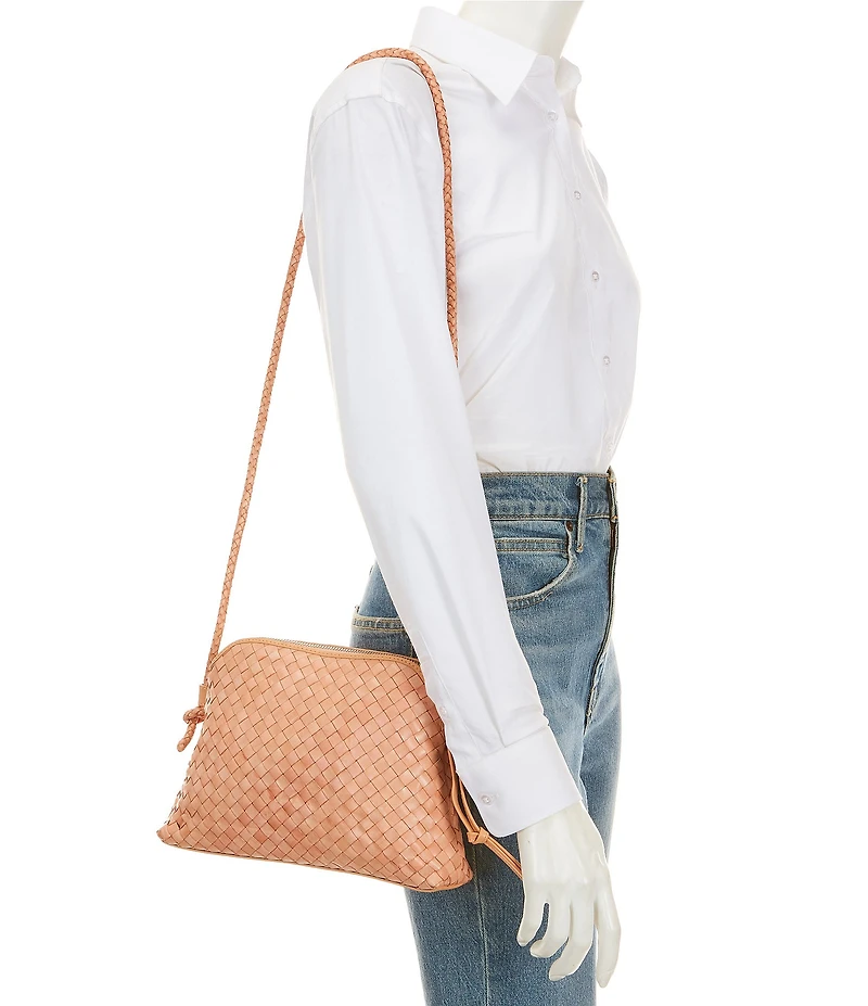 Loeffler Randall Mallory Square Weave Crossbody Bag