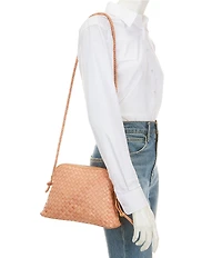Loeffler Randall Mallory Square Weave Crossbody Bag