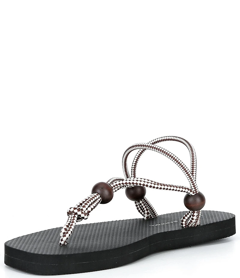 Loeffler Randall Mika T Strap Fabric Sandals