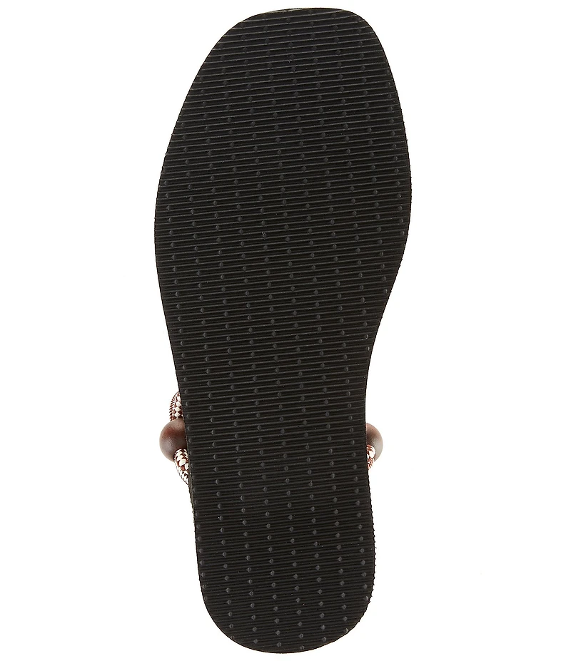Loeffler Randall Mika T Strap Fabric Sandals