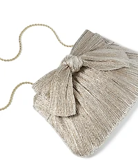 Loeffler Randall Rayne Pleated Bow Clutch
