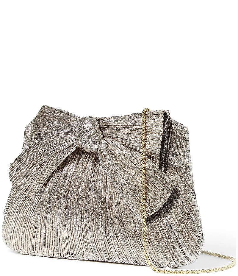 Loeffler Randall Rayne Pleated Bow Clutch