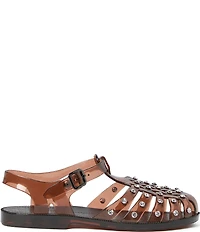 Loeffler Randall Rhys Rhinestone Jelly Fisherman Sandals