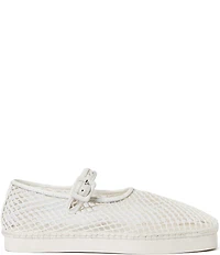 Loeffler Randall Rita Netted Mesh Mary Jane Flats