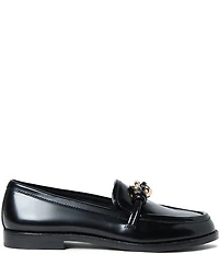 Loeffler Randall Roma Nappa Leather Hardware Loafers