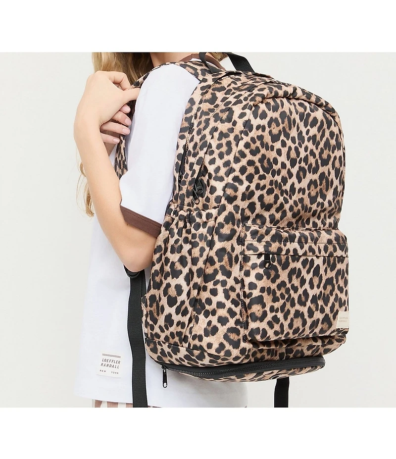 Loeffler Randall Stevie Animal Print Backpack