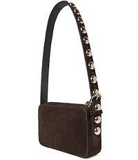 Loeffler Randall Tally Suede Studded Crossbody Bag