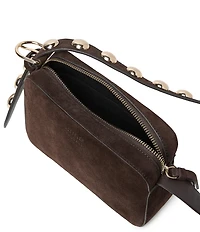 Loeffler Randall Tally Suede Studded Crossbody Bag