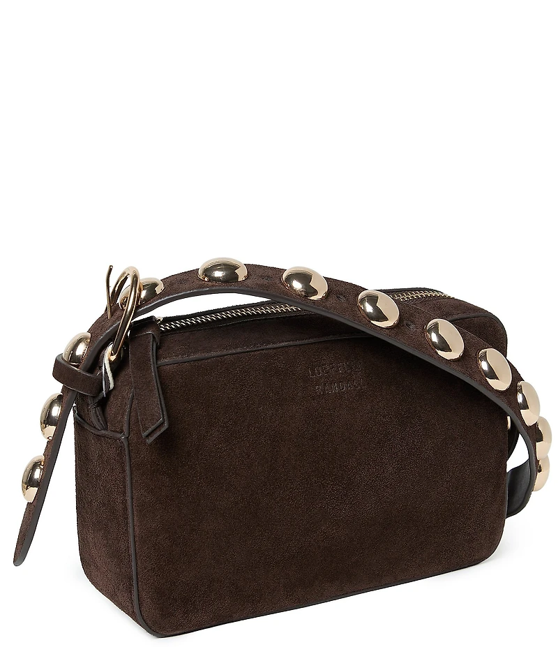 Loeffler Randall Tally Suede Studded Crossbody Bag