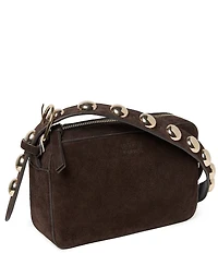 Loeffler Randall Tally Suede Studded Crossbody Bag