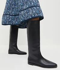 Loeffler Randall Tilly Leather Tall Shaft Riding Boots