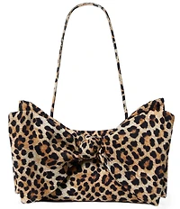 Loeffler Randall Valerie Leopard Bow Shoulder Bag