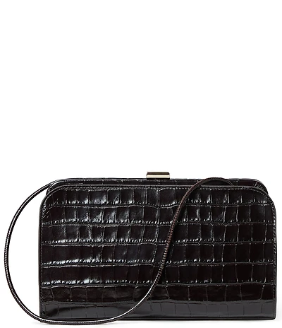 Loeffler Randall Zella Crocodile Clutch