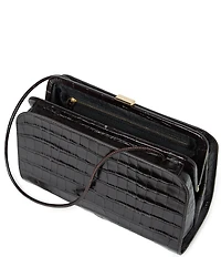 Loeffler Randall Zella Crocodile Clutch