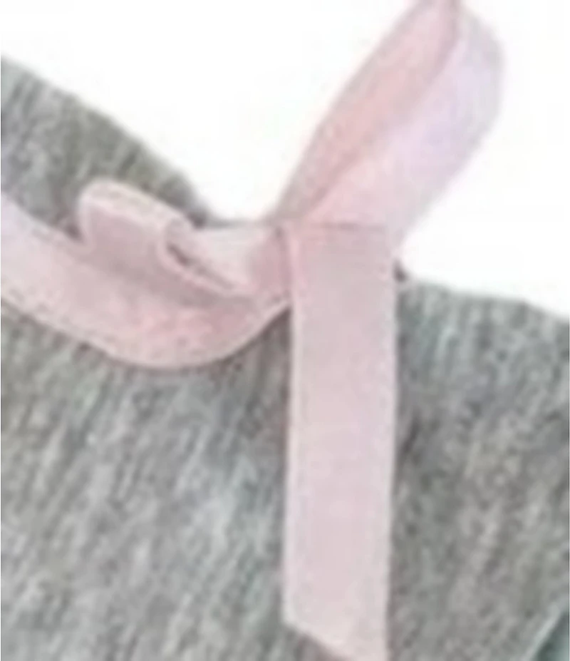 Lola + The Boys Little/Big Girls Sporty Bow Short Sleeve T-Shirt & Pull-On Shorts Set