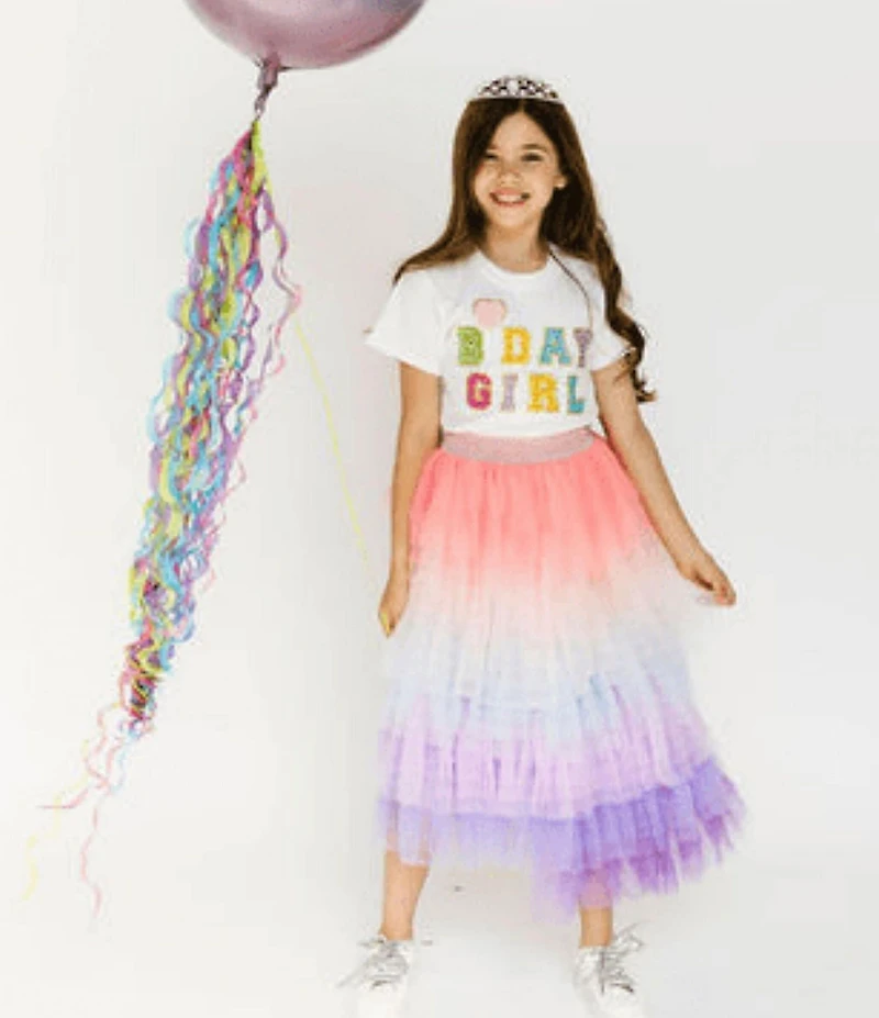 Lola + The Boys Little/Big Girls Cotton Candy Maxi Tutu Skirt
