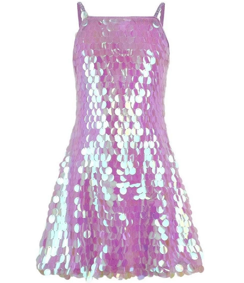 Lola + The Boys Little/Big Girls Sequin Paillette Dress