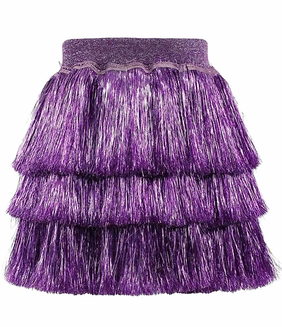 Lola + The Boys Little/Big Girls Shimmer Tinsel Party Skirt