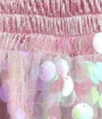 Lola + The Boys Little/Big Girls Paillette Sequin Metallic Skort