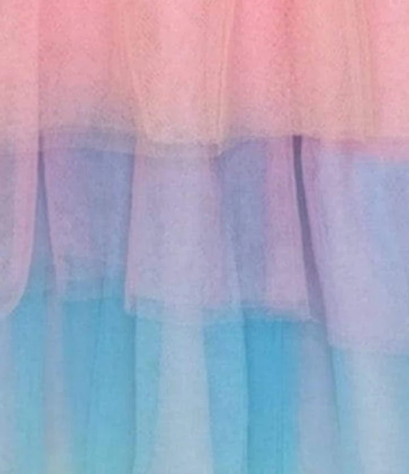 Lola + The Boys Little/Big Girls Paillette Sequin Ombre Tutu Dress