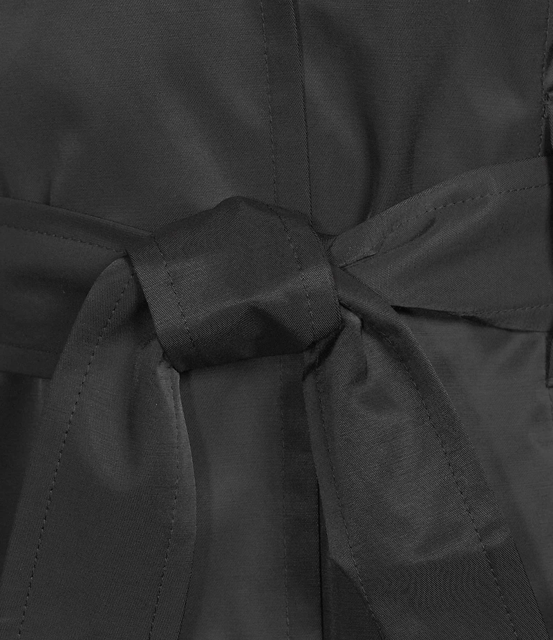 London Fog Double Collar Long Sleeve Belted Single Breasted Trench Coat