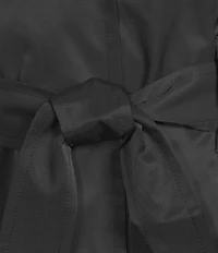 London Fog Double Collar Long Sleeve Belted Single Breasted Trench Coat