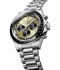 Longines Men's Conquest Chronograph Stainless Steel Bracelet Watch