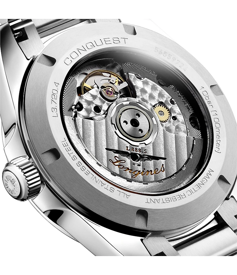 Longines Men's Conquest Automatic Stainless Steel Bracelet Watch