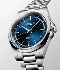 Longines Men's Conquest Automatic Stainless Steel Bracelet Watch