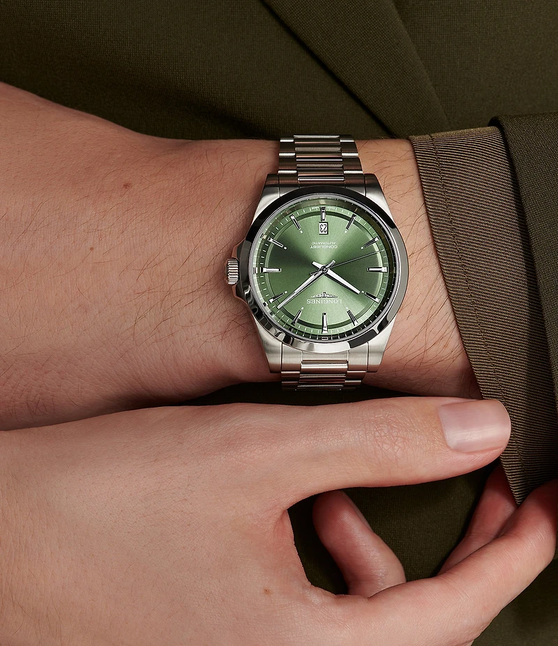 Longines Men's Conquest 41mm Automatic Stainless Steel Bracelet Watch