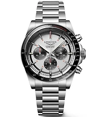 Longines Men's Conquest Chronograph Automatic Stainless Steel Bracelet Watch
