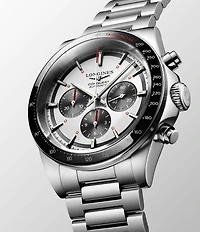 Longines Men's Conquest Chronograph Automatic Stainless Steel Bracelet Watch