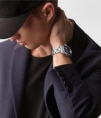 Longines Men's Conquest Quartz Analog Stainless Steel Bracelet Watch