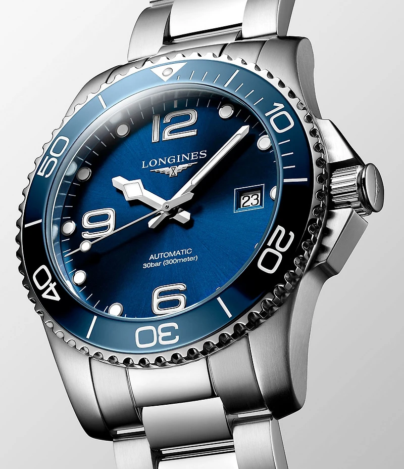 Longines Men's Hydroconquest Automatic Stainless Steel Bracelet 41mm Watch