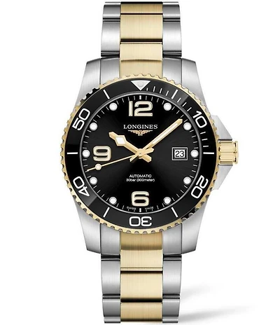 Longines Men's Hydroconquest Automatic Two Tone Bracelet Watch