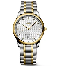 Longines Men's Master Collection Automatic Two Tone Stainless Steel Bracelet Watch