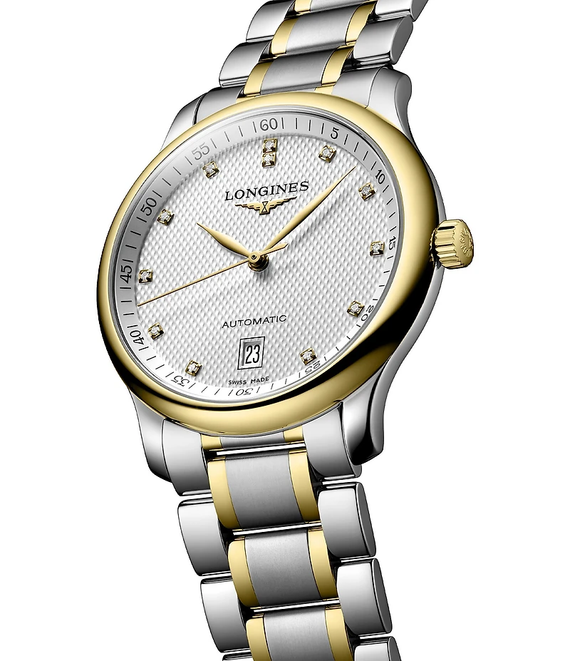 Longines Men's Master Collection Automatic Two Tone Stainless Steel Bracelet Watch